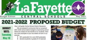 School Budget Newsletter Available, Budget Hearing, Meet the Candidates