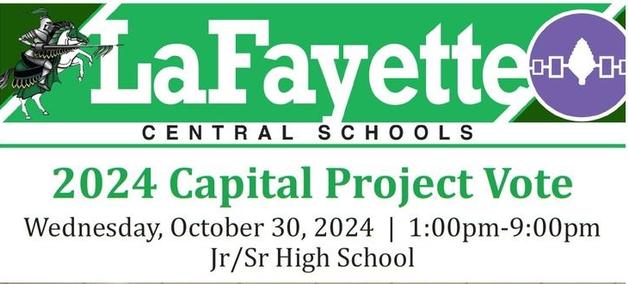 Capital Project Informational Meeting and Vote Scheduled in October